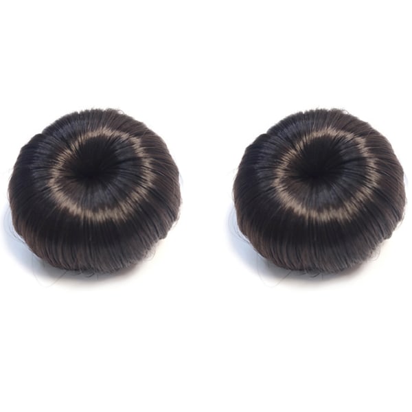 Space Bun Hair Claw Clip Osynlig Långvarig Fast Fixing Peruk Clip Svart Naturlig Färg natural color