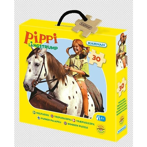 Pippi Långstrump - 30 Bitar Grey