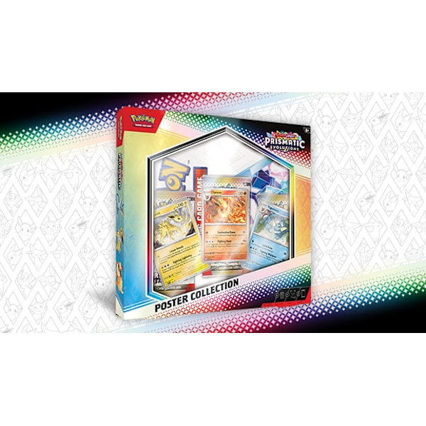 Pokémon TCG: Prismatic Evolutions Poster Collection – Eevee & Evolutions