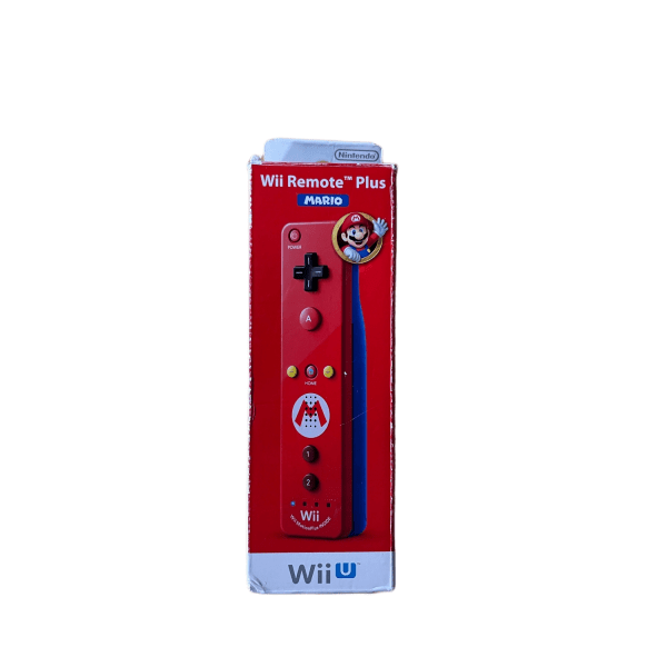 Nintendo Wii Mario Original Kontroll Med Inbyggd Motion Plus - K