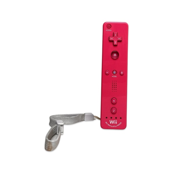 Rosa Nintendo Wii Original Kontroll Med Inbyggd Wii Motion Plus