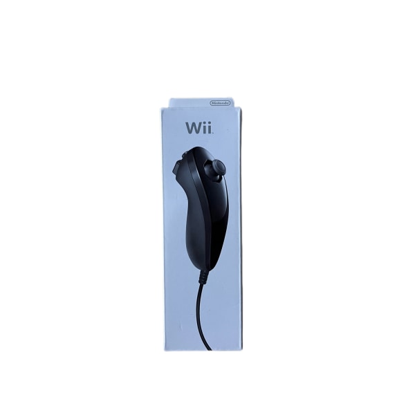 Nunchuk Svart Oöppnad Kartong - Nintendo Wii
