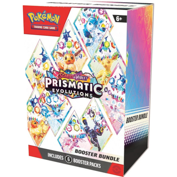 Pokémon Scarlet & Violet 8.5: Prismatic Evolutions Booster Bundle (6 boosters)