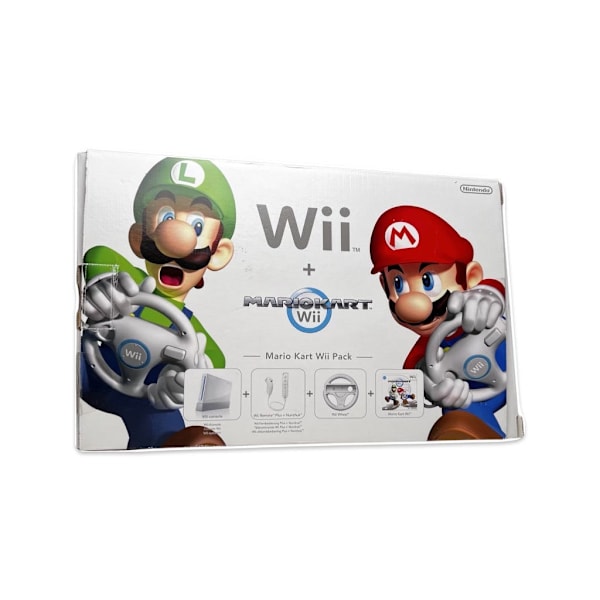 Nintendo Wii Konsol - Mario Kart Wii Pack