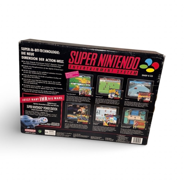 Super Nintendo SNES Konsol - Komplett (Tysk)