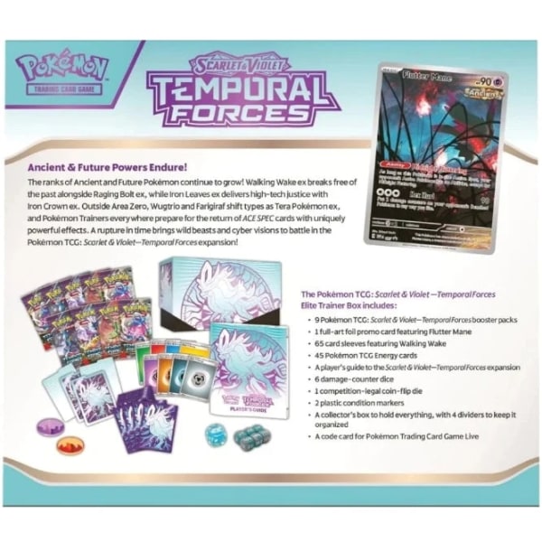 Pokémon Scarlet & Violet 5: Temporal Forces Elite Trainer Box