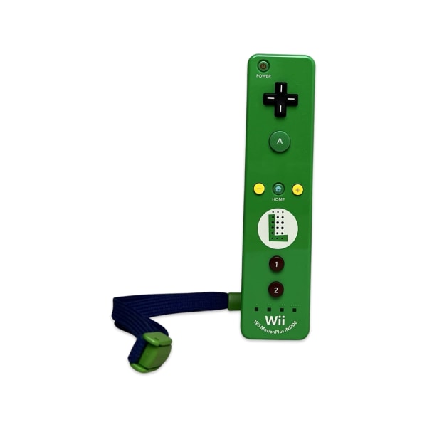 Nintendo Wii Luigi Original Kontroll Med Inbyggd Motion Plus