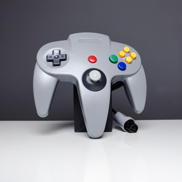 Ny Tredjeparts Handkontroll - Nintendo 64 Dark grey
