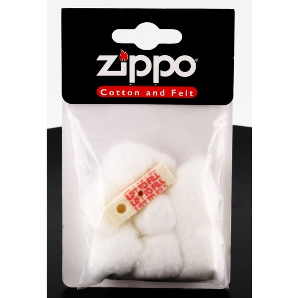 Zippo original bomull och filt till bensintändare