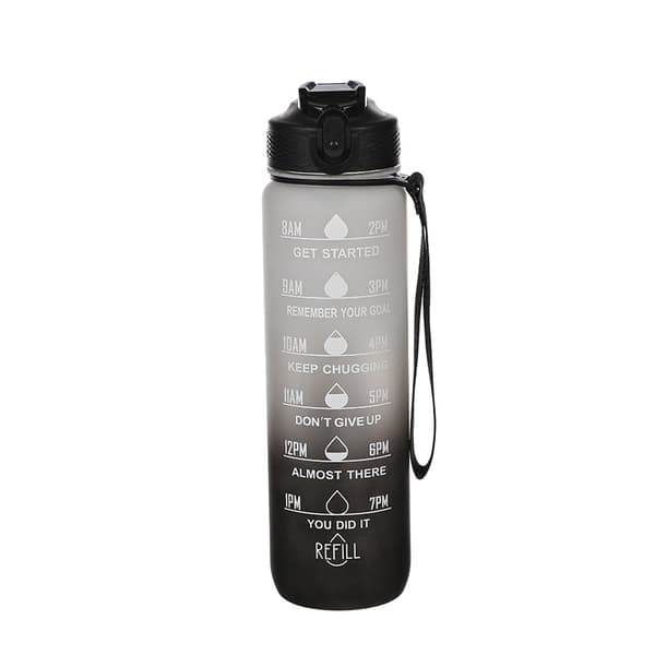 Vattenflaska Sport Drickskopp Plast Vattenkopp 1000ML 6 1000ml