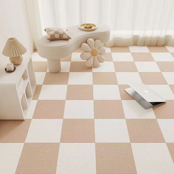 4st Skarvmatta Vardagsrum barn Sovrum Golv Baby Crawl Pad Off white 50cm*50cm