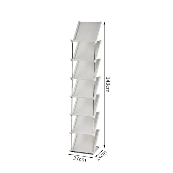 Skoställ hushållsingång inomhus söm sovsal toffelställ Milk ash 7 layers