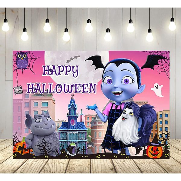 Halloween Banner Pumpa Bat Banner Blod Hand Bakgrund Tyg Style a34 Width 150 * Height 100cm