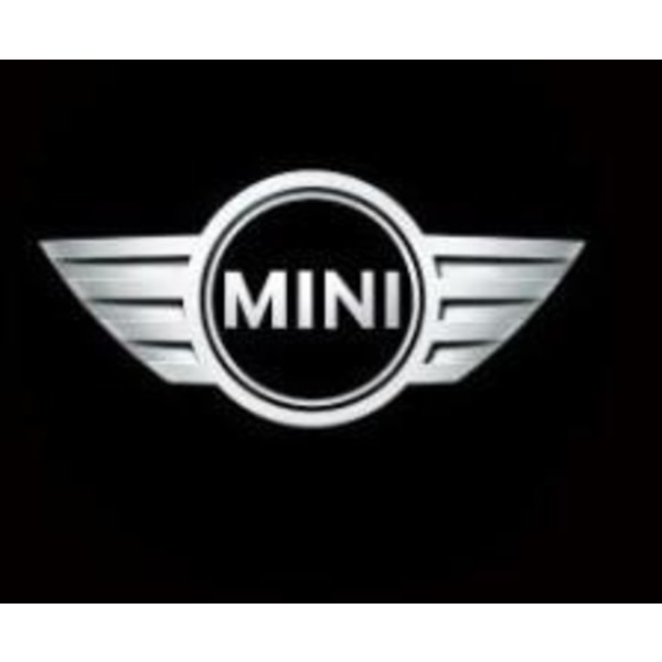 2PCS Emblem LOGO Projector Car Door Welcome Light For Benz Audi MINI(Random no loop/have loop)