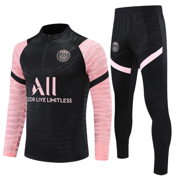 2021 fotbollsuniform Paris Jersey jacka Sport träningsoverall 16