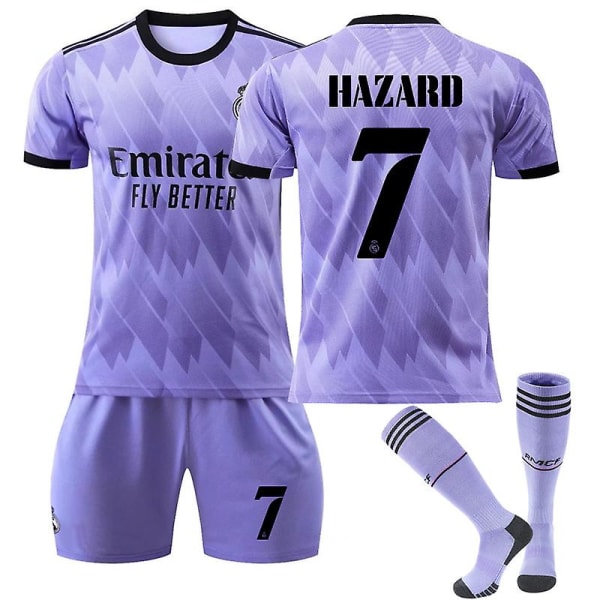 Uefa Champions League Real Madrid Borta #7 Hazard fotbollströja L