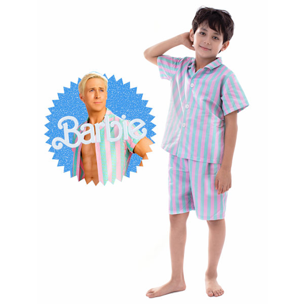kid Halloween Barbie Ken Film Kostym kid Performance Costume L 125cm-135cm L