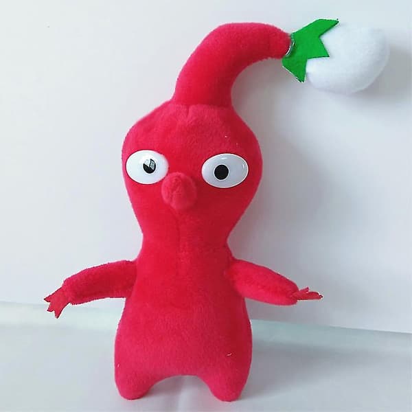 Pikmin Plyschleksaker Blomknoppblad Mjukfylld docka Kid Present Red buds 15cm