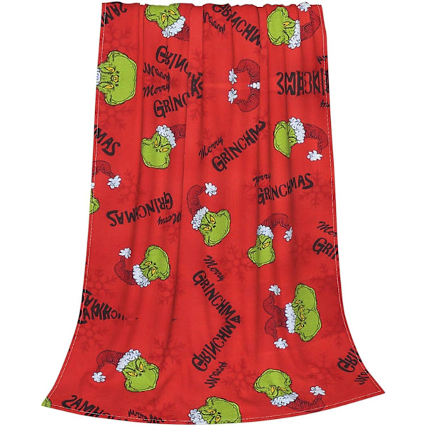 Julfilt printed flanellfilt present hemfilt style2 70*100cm