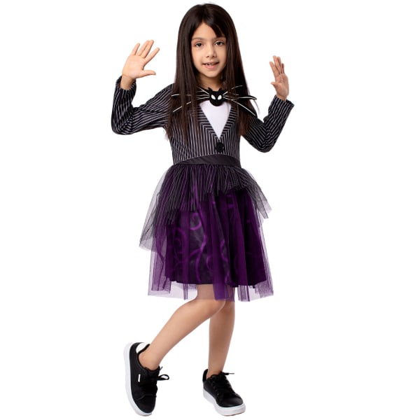 Halloween julafton Jack Skeleton Couple Performance Dress L 125cm-135cm