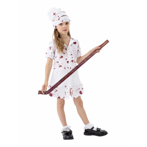 Halloween Silent Ridge Nurse Triangle Head Zombie cosplay klänning S S 105cm-115cm