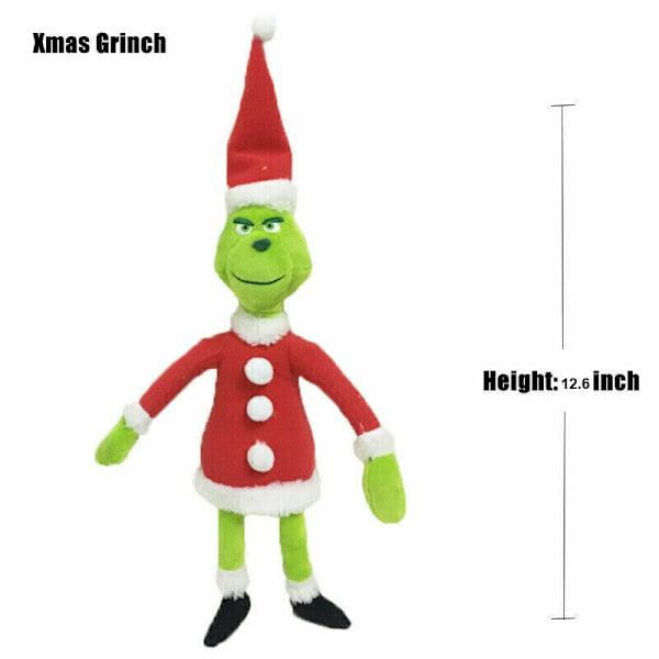 Hur Grinchen stal plyschleksak julklapp med mjukfylld docka Red