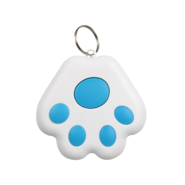 Pet Dog GPS Tracker Anti-Lost Alarm Trådlös Bluetooth nyckelring light blue 1pcs