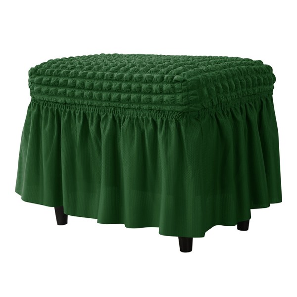 Inklusive Bubble galler kjol nederkant elastiskt cover cover Dark green 22*19*6cm