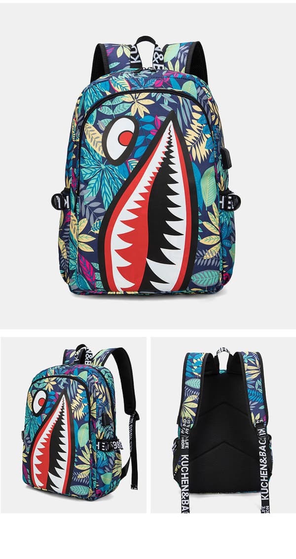 Skolväskor manliga barn grundskoleelever3-6klasser trender style10 Backpack