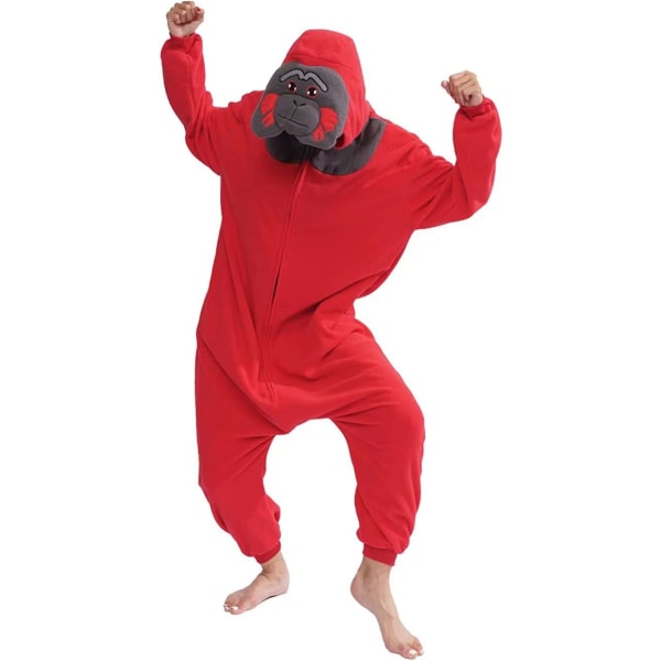 Nya orangutangdjur Flanell pyjamas förälder-barn hemkläder orangutans XL