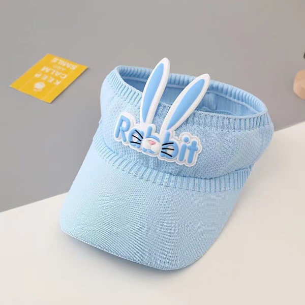 Tecknad barnhatt, solhatt, tom hög hatt, andtungahatt blue