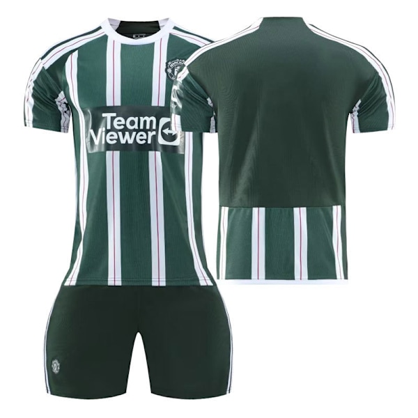 23-24 Manchester United tröja hemma och borta fotbollströja no number XL# no socks