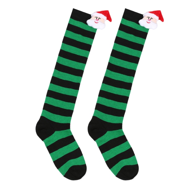 kid julstrumpor höst vinter jultomten strumpa ny lång slang Color 2 3pcs