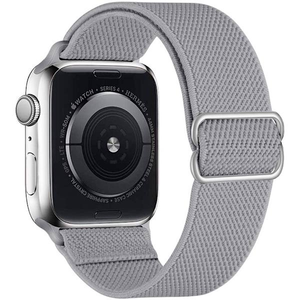 Lämplig för Apple SE 1234567 S8 watch vävt nylon grey42-45mm 2pcs