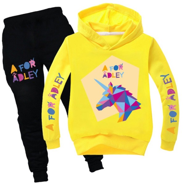 En för Adley Kids Hoodie+Pants Suits Träningsskjorta 2 110cm