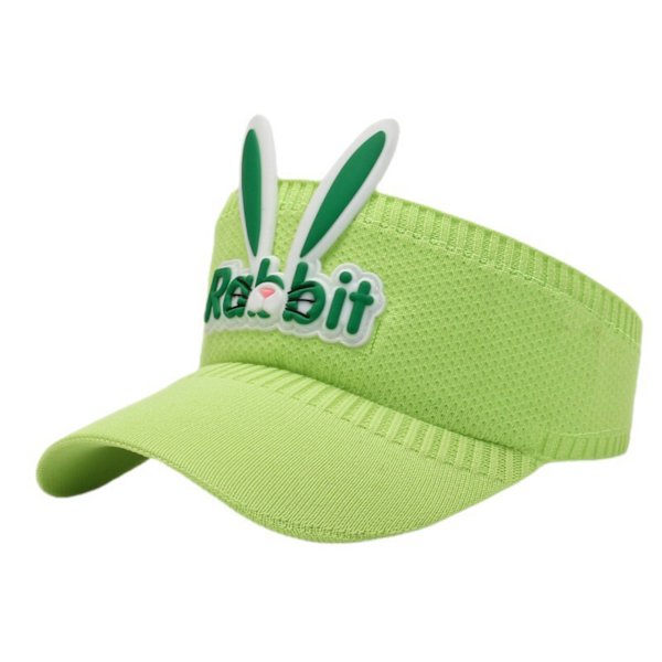 Tecknad barnhatt, solhatt, tom hög hatt, andtungahatt Green