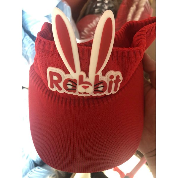 Tecknad barnhatt, solhatt, tom hög hatt, andtungahatt red