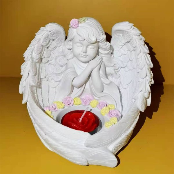 ängelljusstakar fönsterdekorationer, skulpturprydnader Angel ornaments