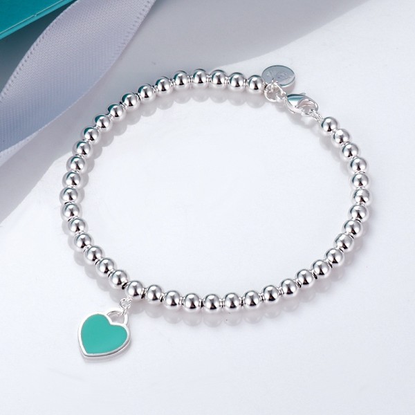 Enamel Love Bracelet Women's Design Feeling Round Ball Bracelet