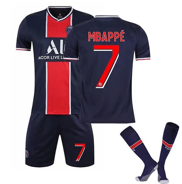 22 Paris No.7 Mbappe fotbollströja 16