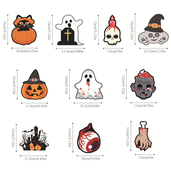 Ny Halloween Party Dekoration Hangers Bar Scen Atmosfär style 2 2 pieces