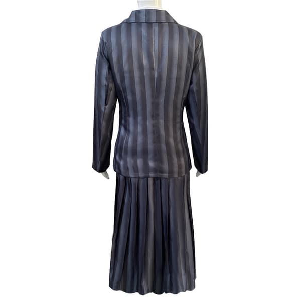 Onsdag Addams Cosplay Set Skoluniform Festdräkt 140cm