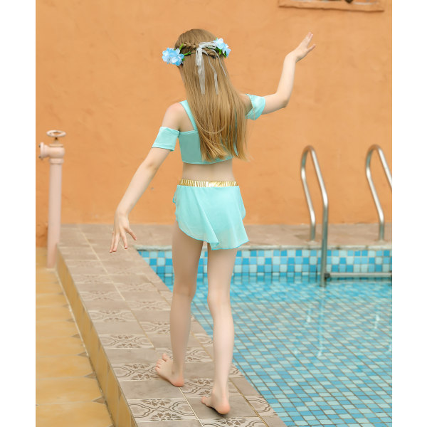 Girl Split Baby Large Beach Swimsuit Fantastisk Fate baddräkt style 1 120#