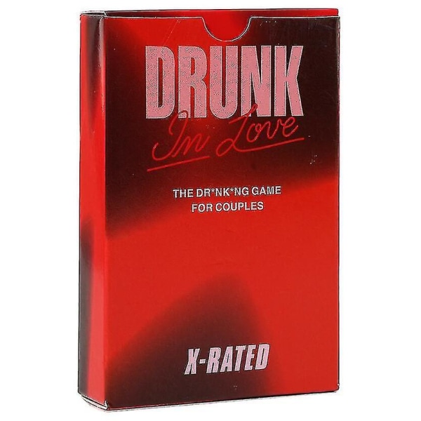Engelska romantiska pars spelkort Deep Dialogue 150st/kartong Drunk in love
