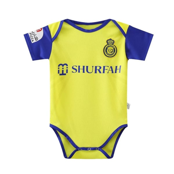 2324 Riyadh Real Madrid Arsenal fotbollströja Baby Boilersuit Yellow Riyadh Lord 9M6-12 months