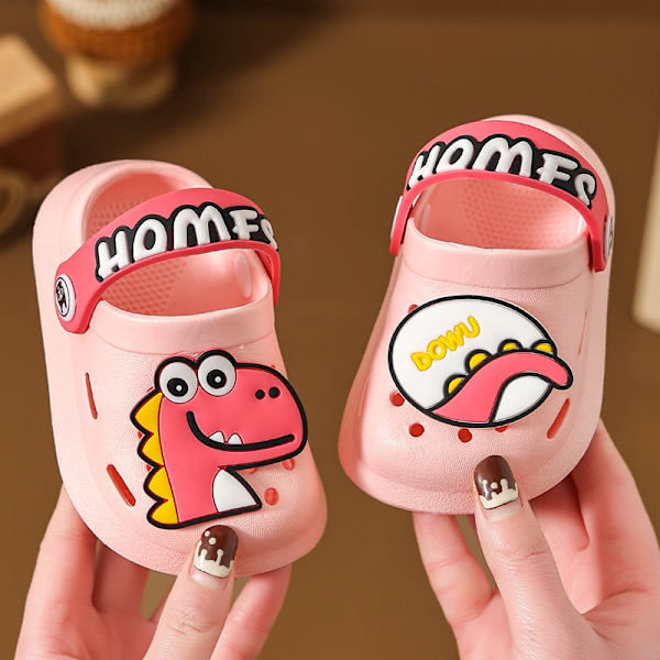 kid Skor Inomhus Utomhus Badrum Baby Sandaler Tofflor Length inside12cm 12#pink