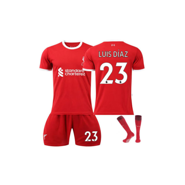 2324 Liverpool fotbollströja Fotbollströja set NO.23with socks 24