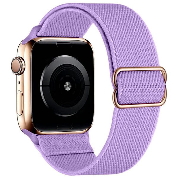 Lämplig för Apple SE 1234567 S8 watch vävt nylon purple42-45mm 3pcs