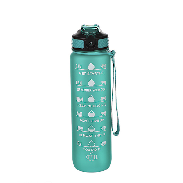 Vattenflaska Sport Drickskopp Plast Vattenkopp 1000ML 5 1000ml