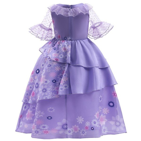 Encanto Isabela Princess kostymklänning för tjejer 140 cm